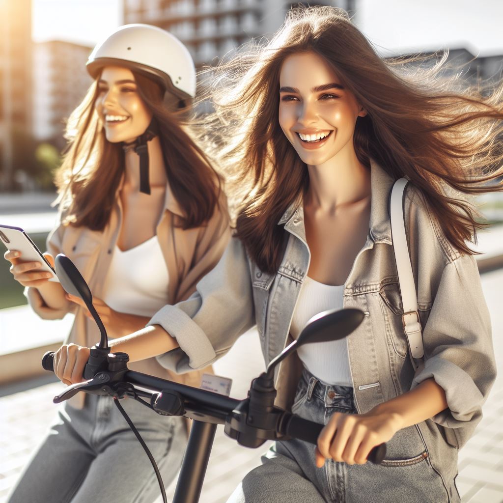 Are Electric Scooters Worth it in 2024?
this image shows the girls riding the electric scooter