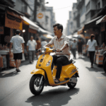 Candid photo of a rider enjoying a 3-wheel electric bike on a sunny day, showcasing stability, comfort, and ease for everyday travel.
